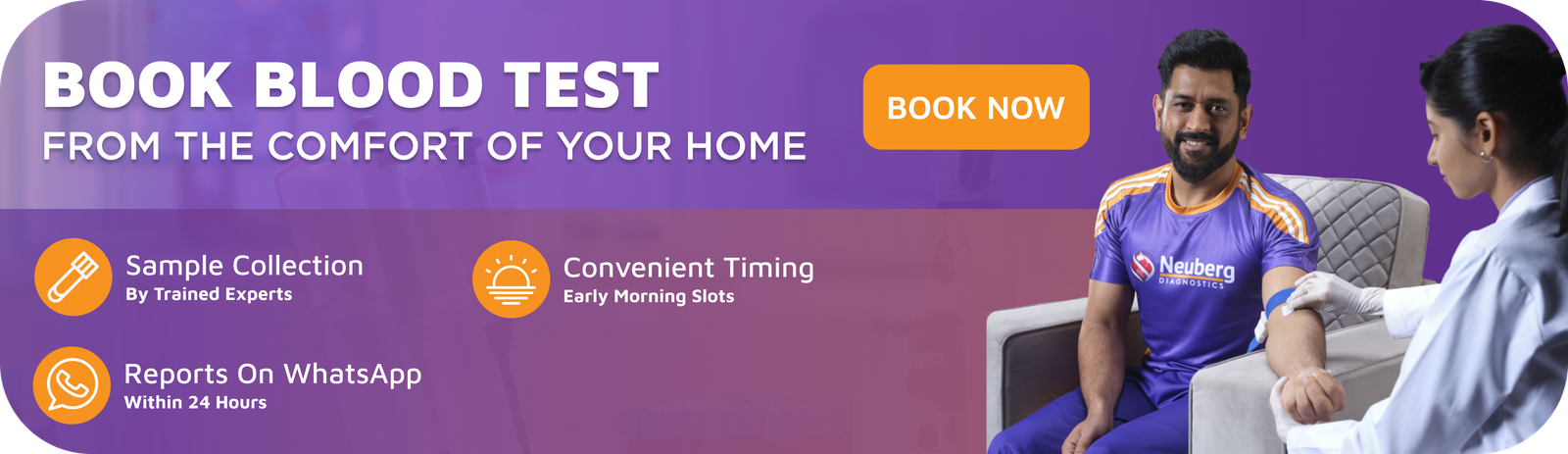 Book Blood Test from the comfort of your home - Neuberg Diagnostics